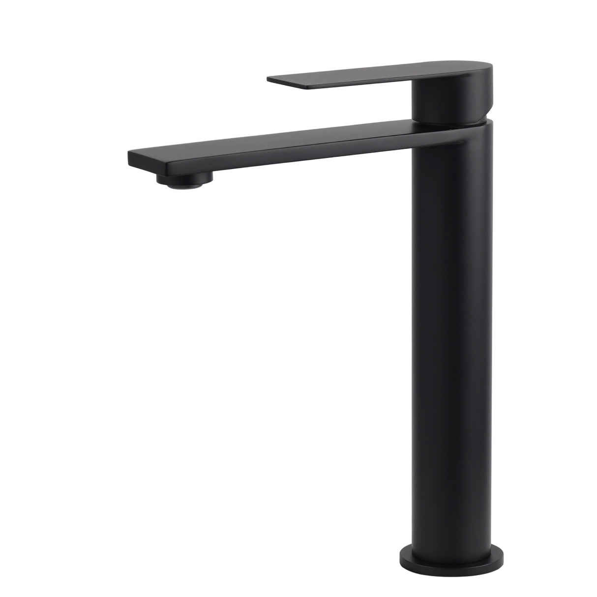Tall Basin Mixer Tap, Matte Black