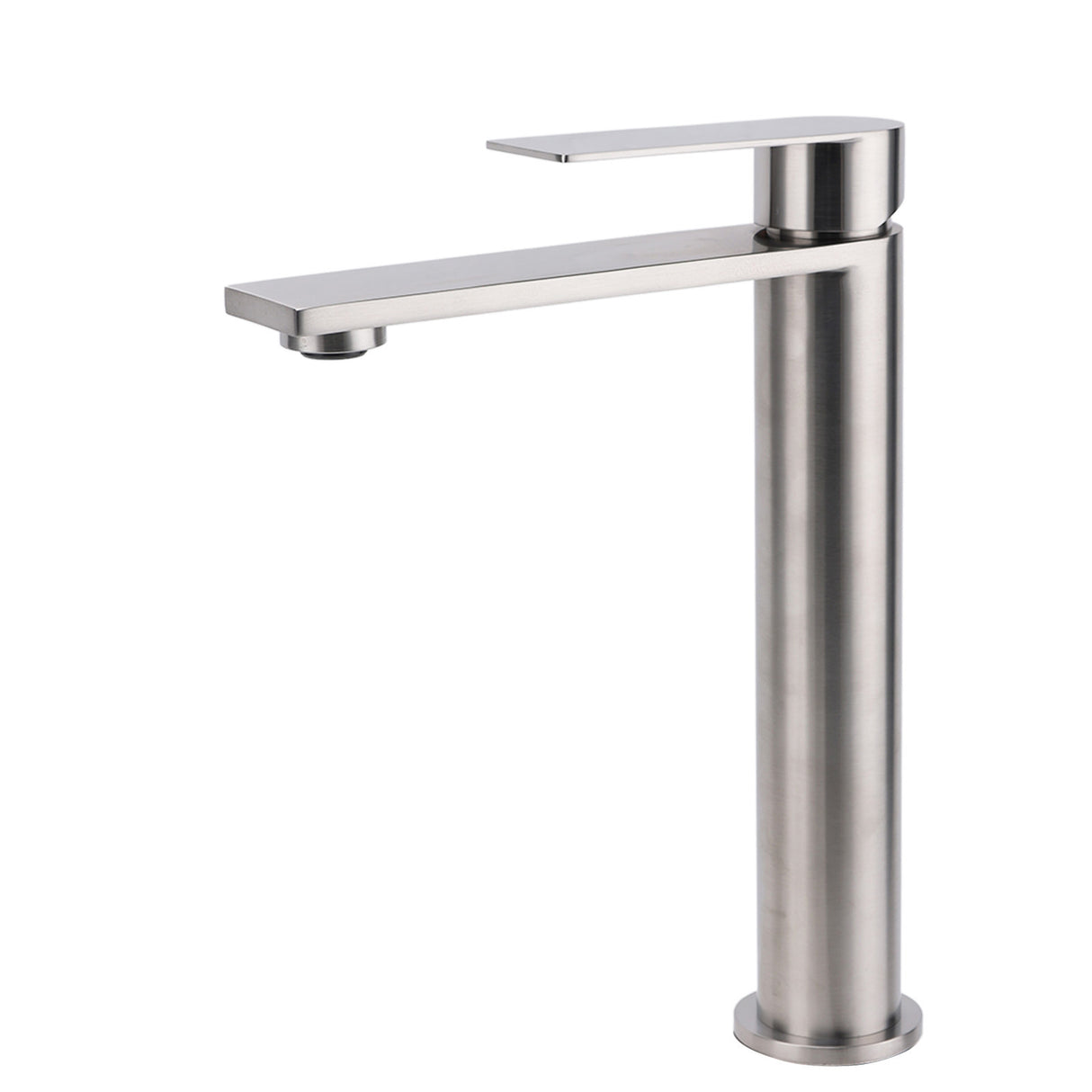 Tall Basin Mixer Tap, Brushed Nickel
