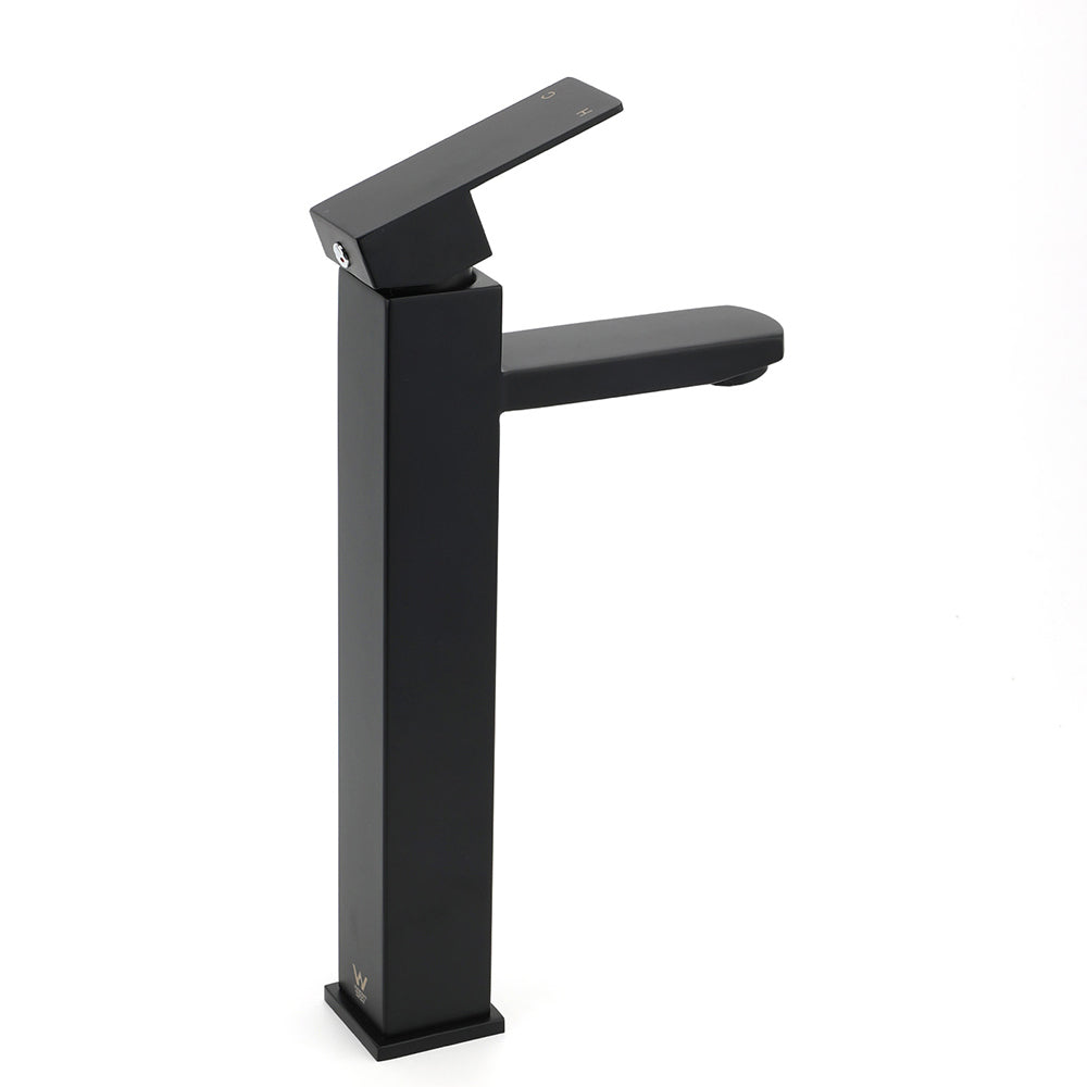 Tall Basin Mixer Tap, Matte Black