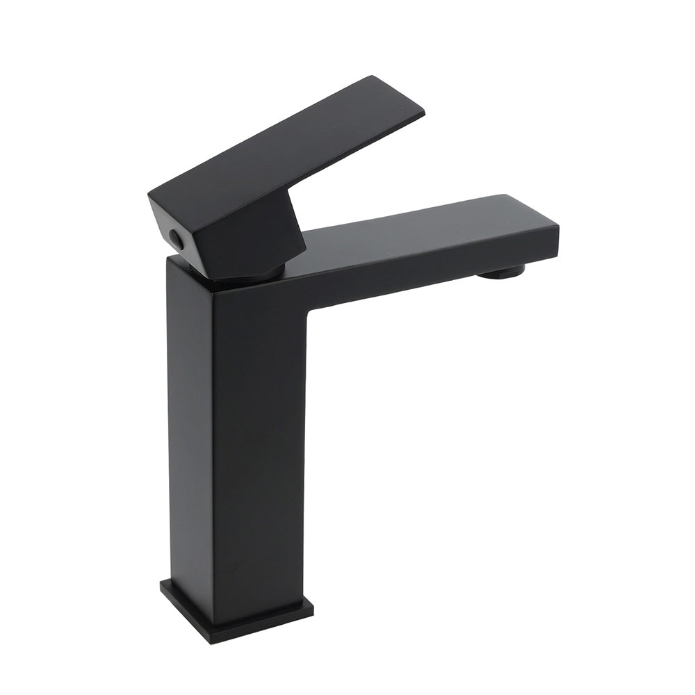 Matt Black Square Basin Mixer Tap