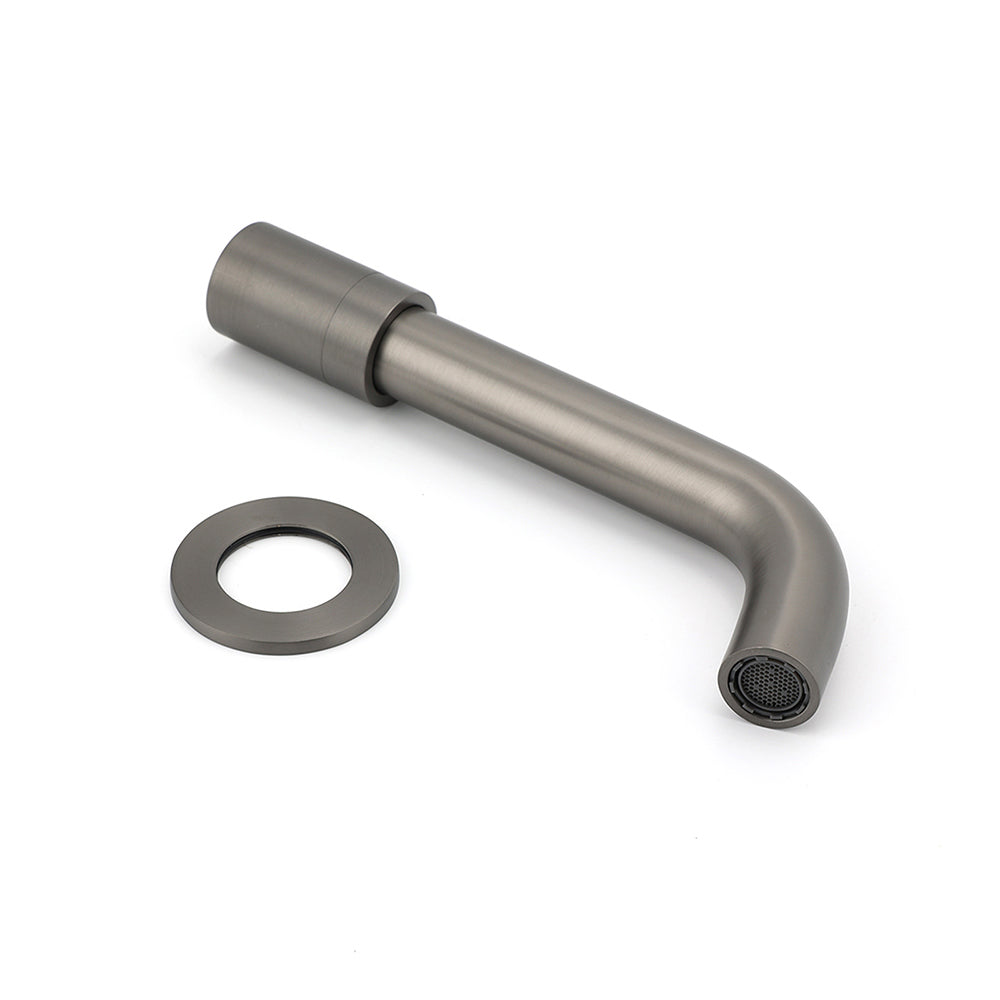 Gun Metal Grey Round Swivel Bath Spout image 5