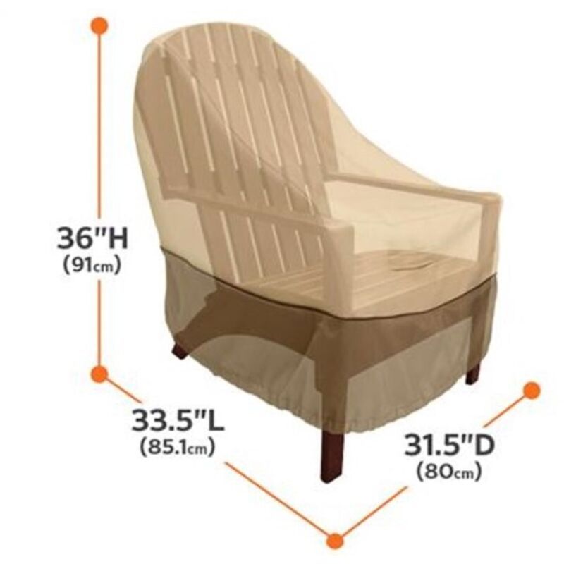 Outdoor Bench Cover, Brown 85cm
