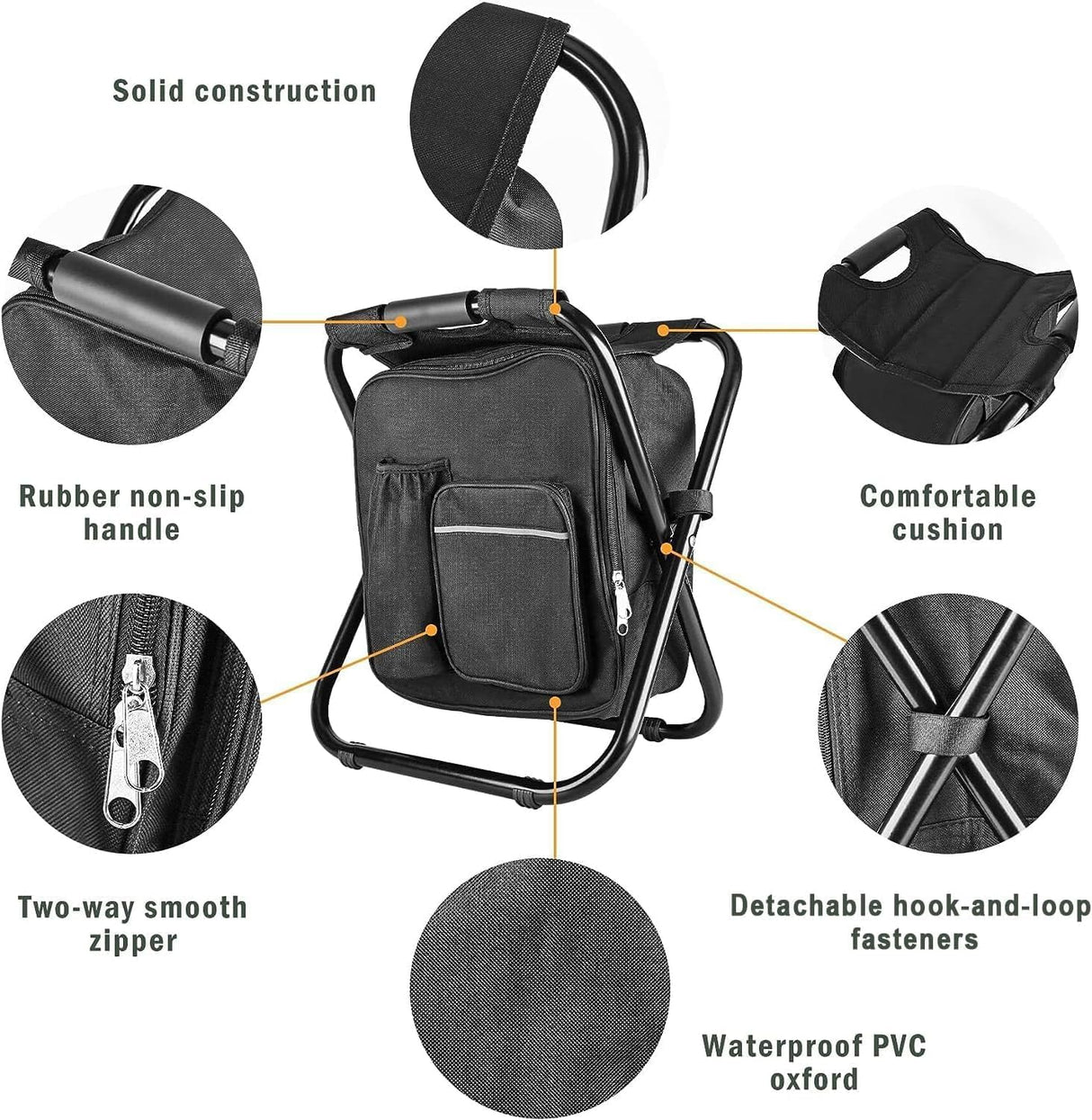 Kata Tjuta Compact Folding Camp Chair, Grey