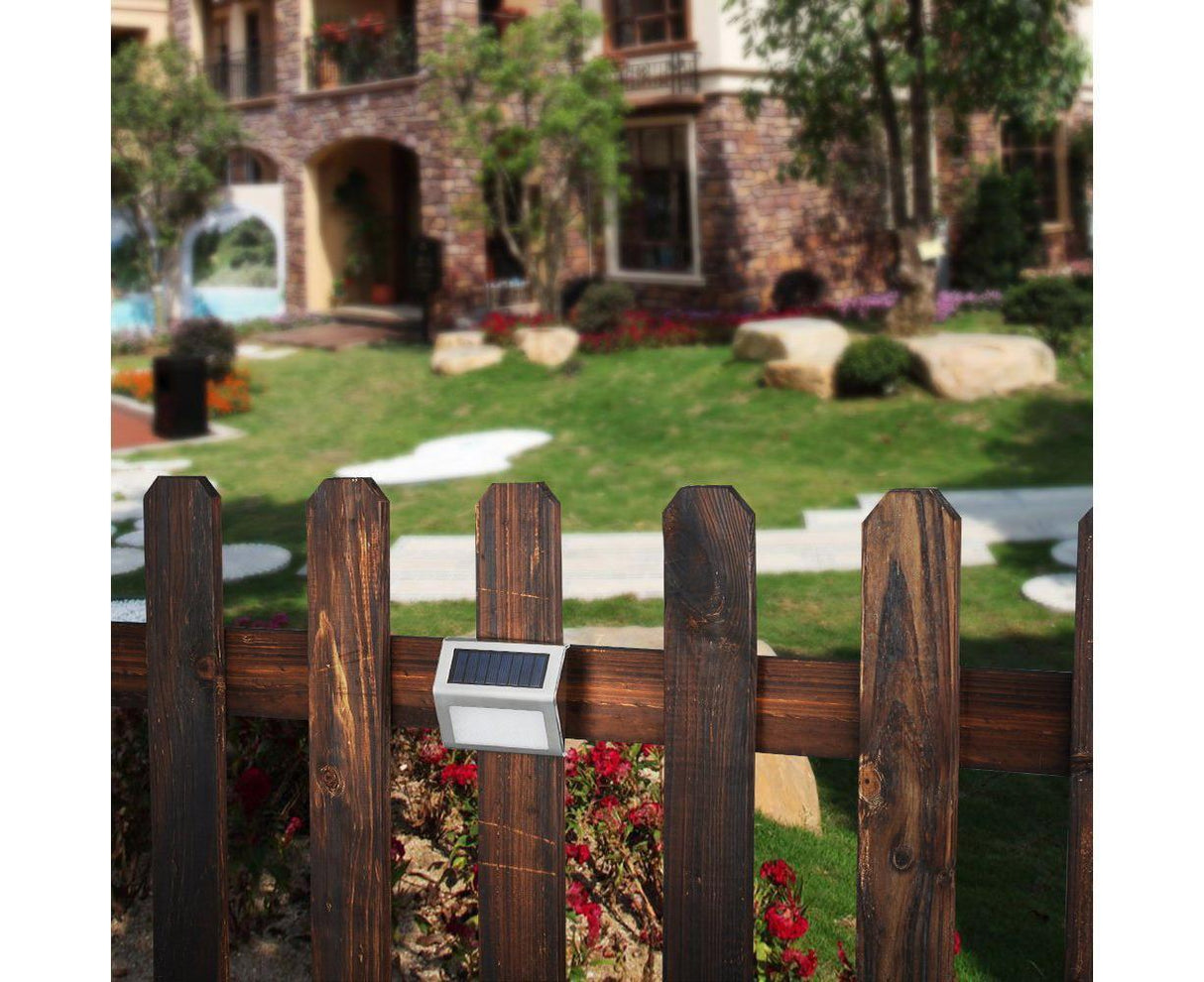 Solar Step Lights, Warm White 2 Pack