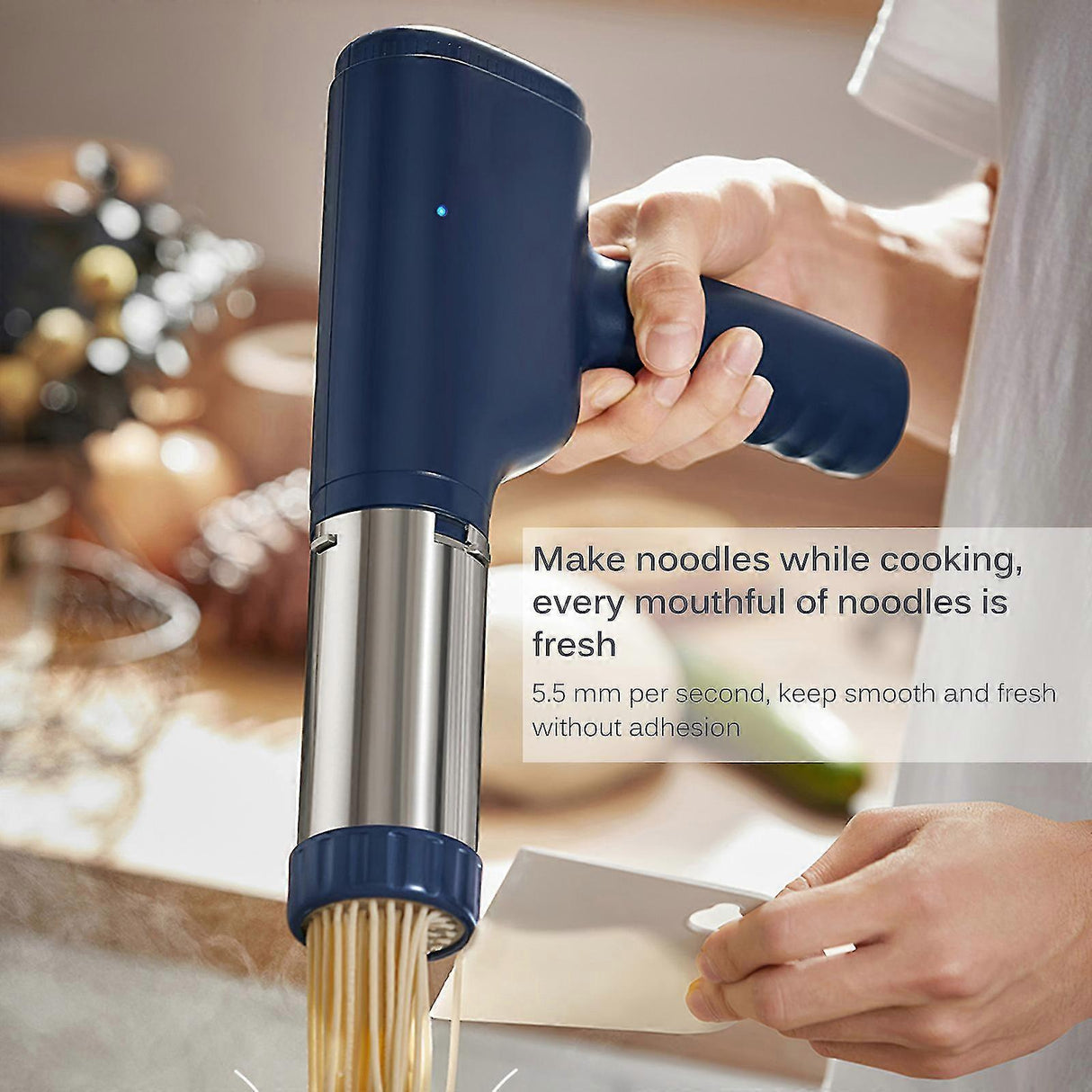 Pasta maker disassembled for cleaning with silicone kneading bag
