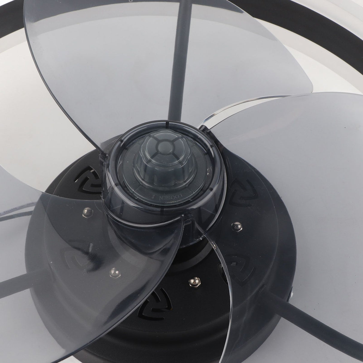 Remote control supplied with the ceiling fan light for fan speed and dimming