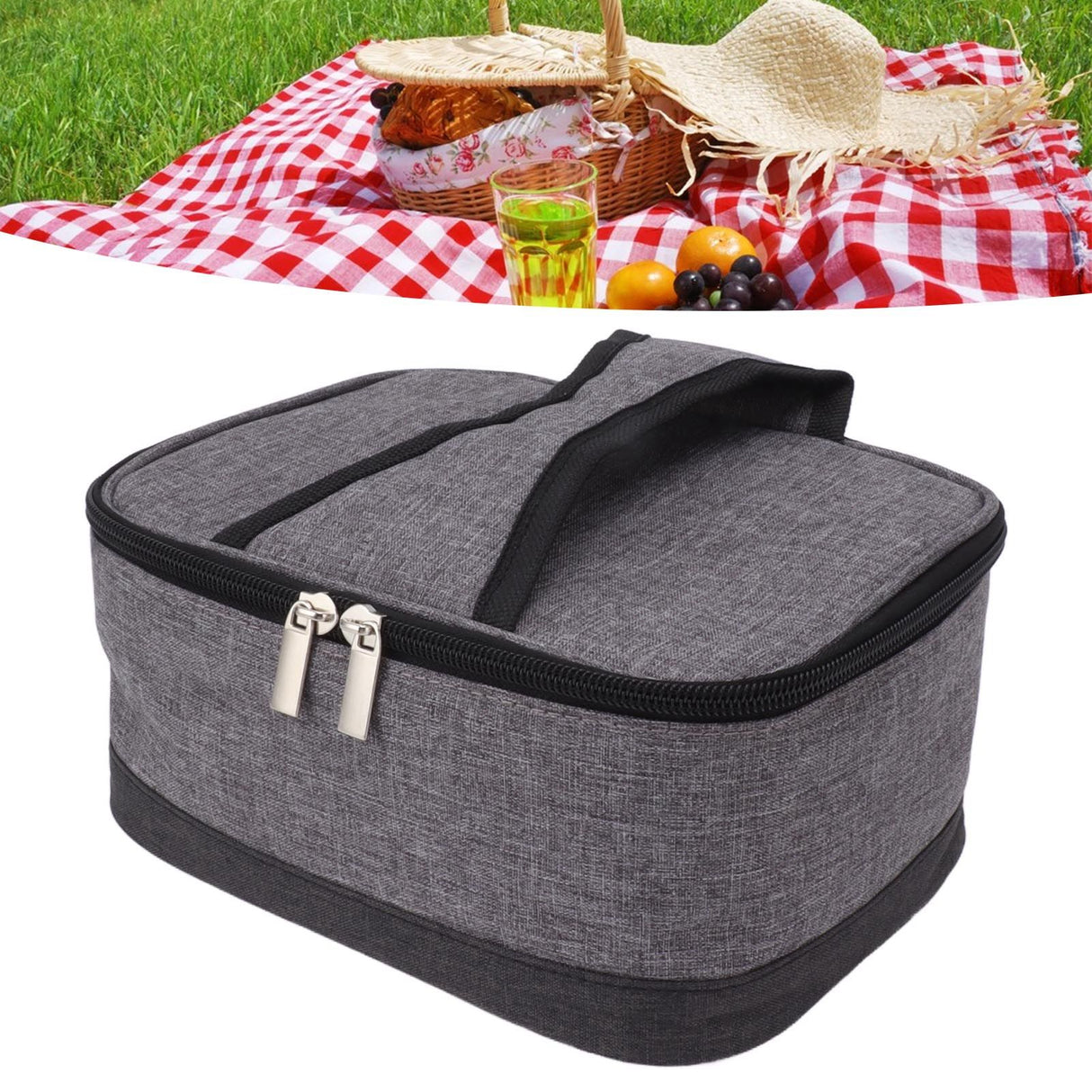 Domme USB Heating Insulation Bag, Light Grey