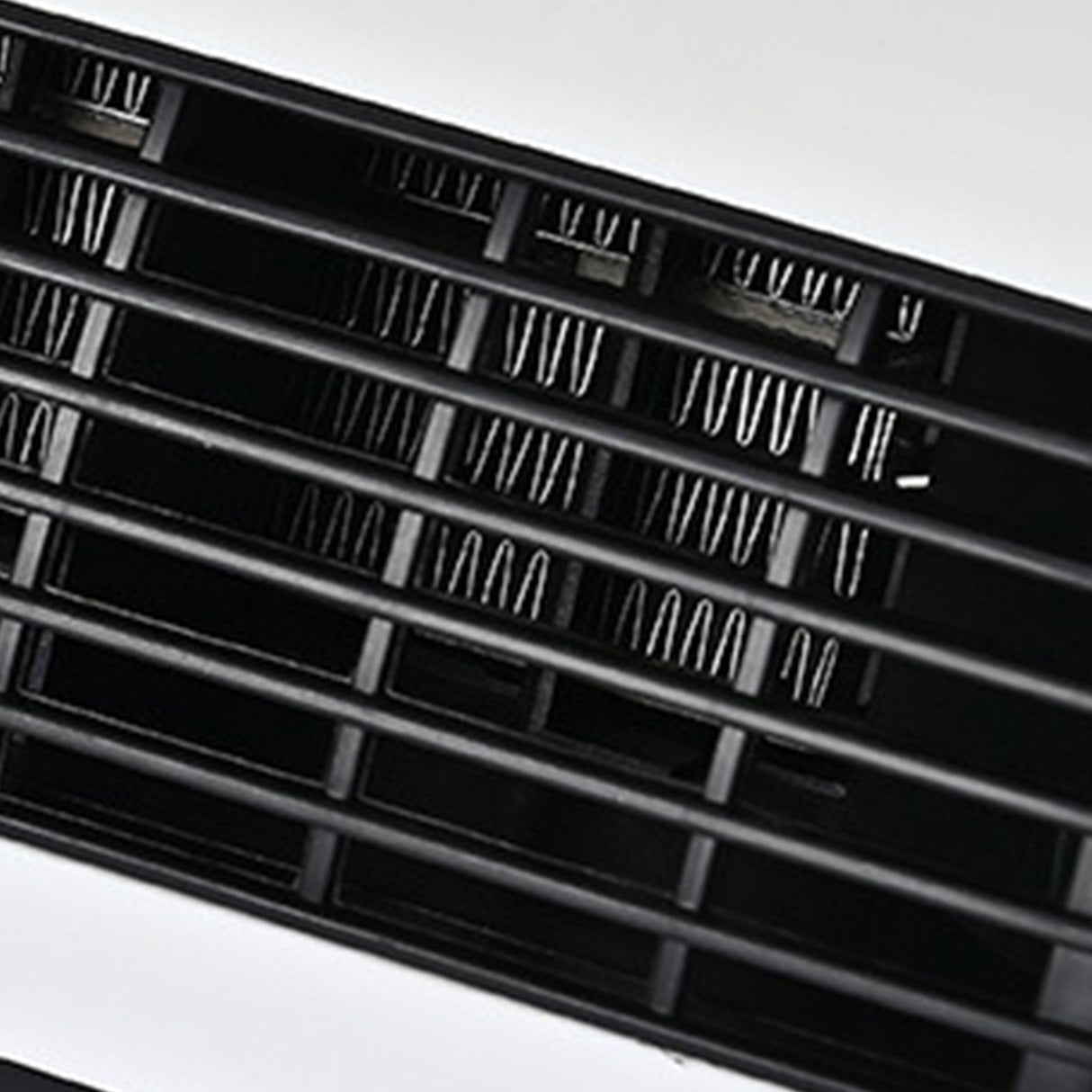 Side view of the slim ABS and PP wall mounted air conditioner housing
