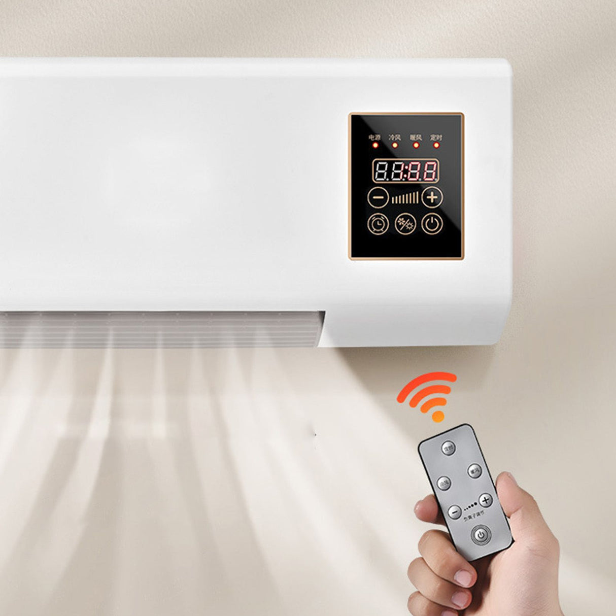 Comabbio Wall Mounted Air Conditioner, Mini Split, Cooling and Heating