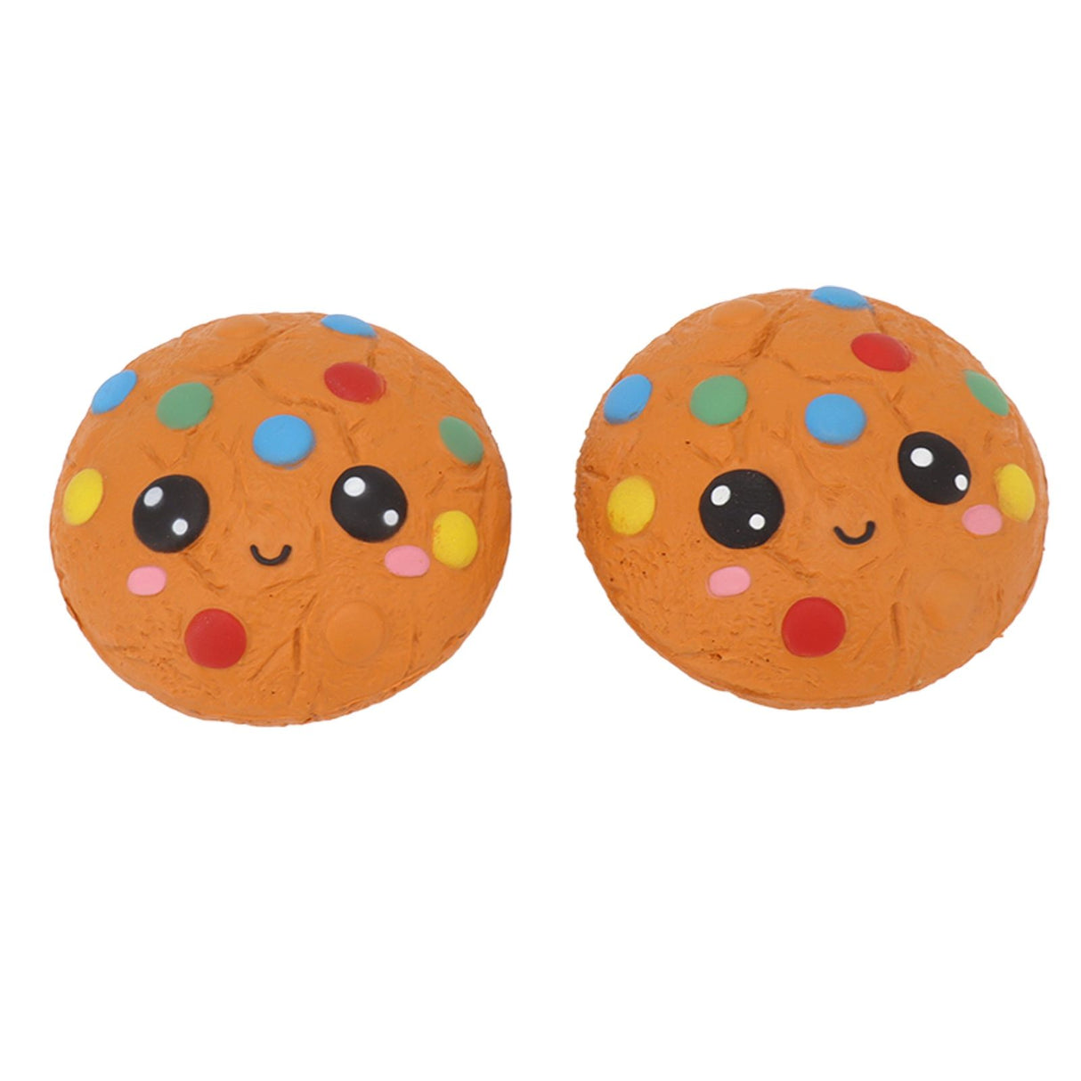 Two bread squishy stress relief toys