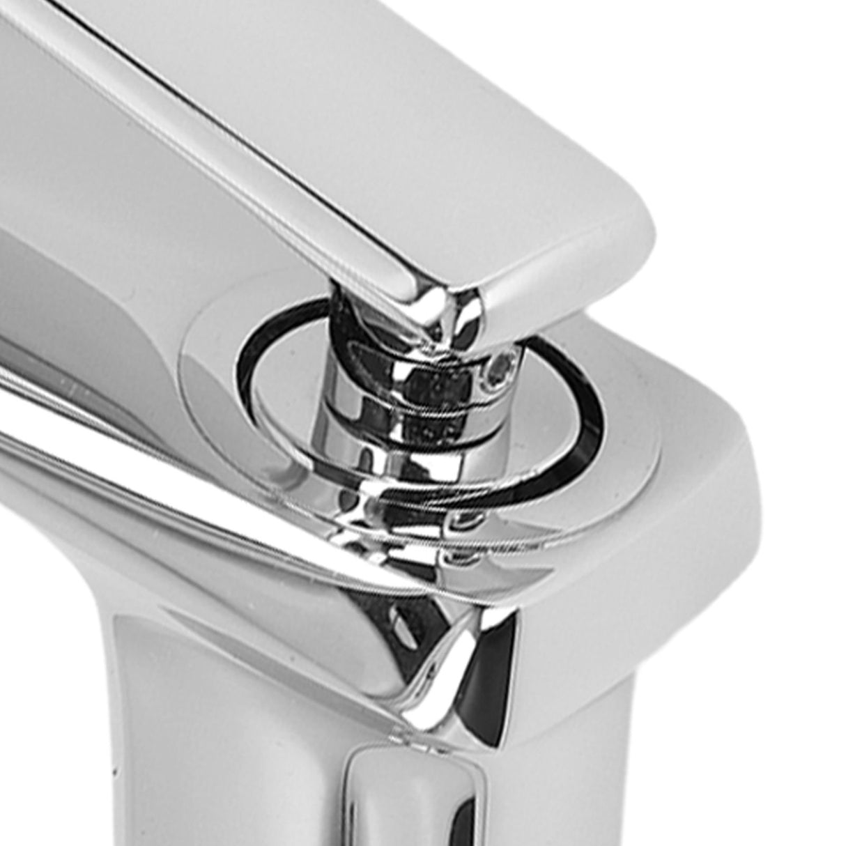 Connector and black washers included with the copper basin tap
