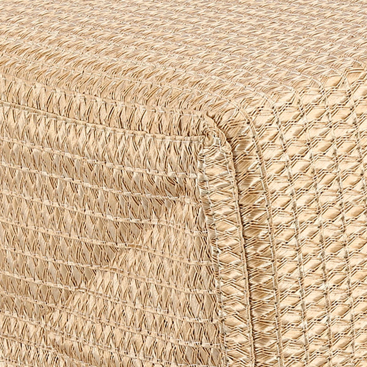 Pale yellow collapsible fabric storage basket - view 15