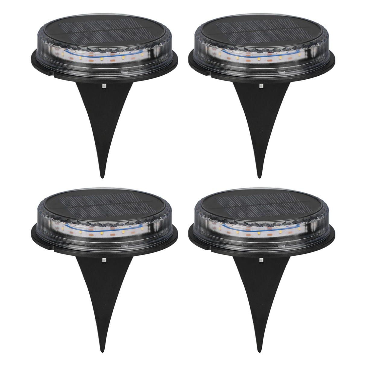 Solar Lawn Lights, Warm White 4 Pack