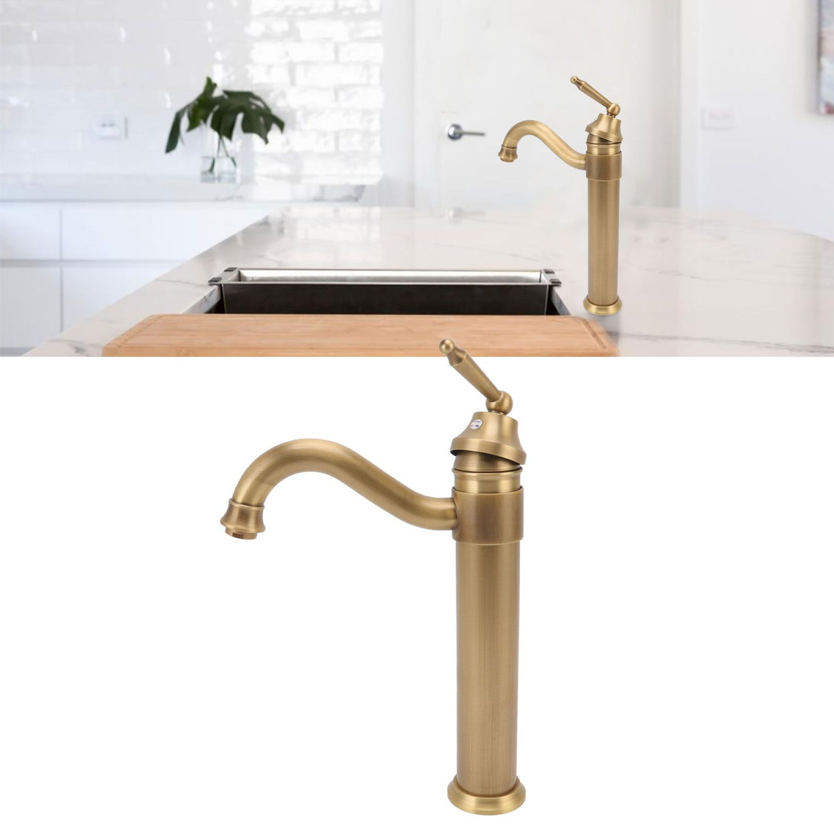 Ceramic valve core and internal parts of the basin mixer tap