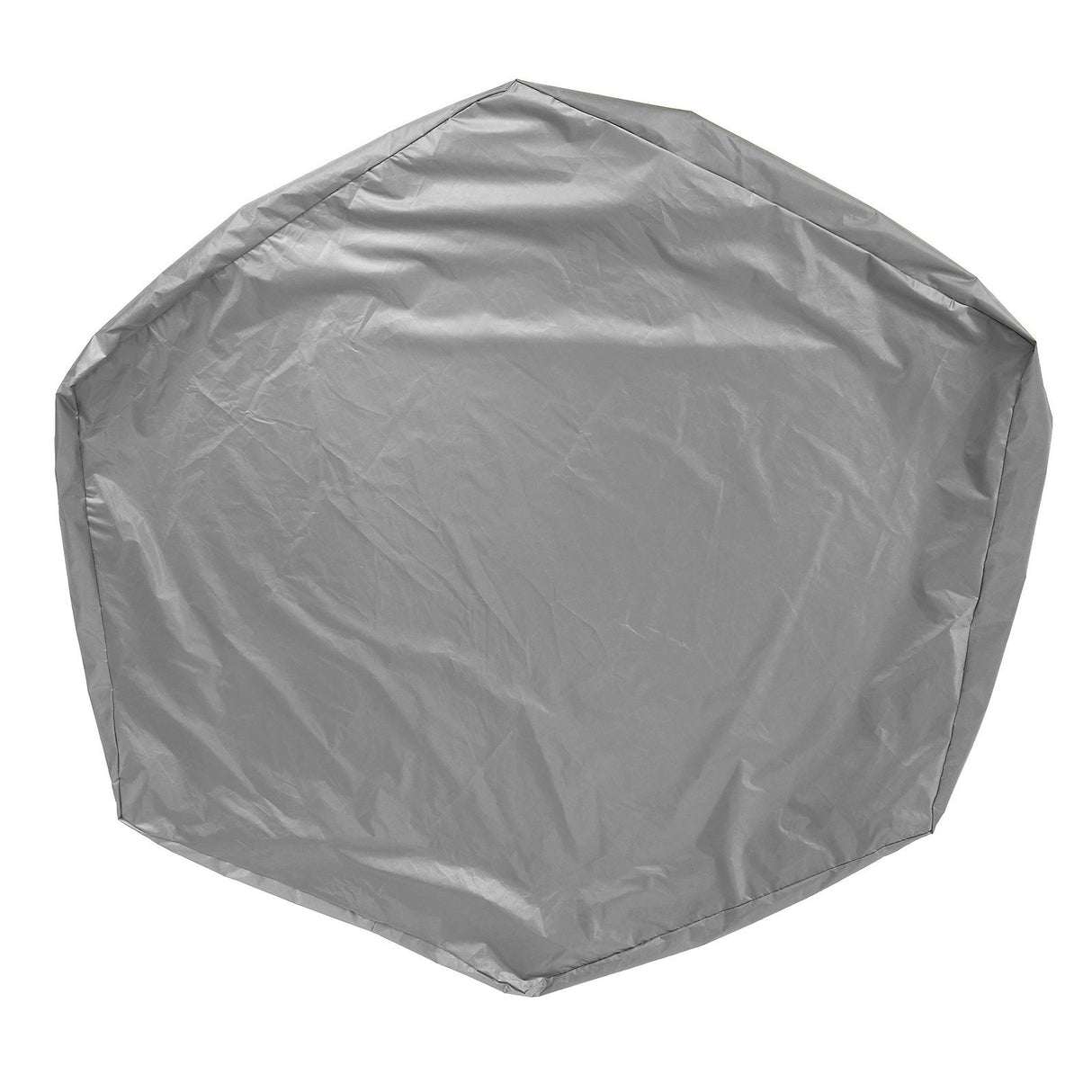 Hexagon Sandpit Cover with Drawstring, Waterproof, Grey