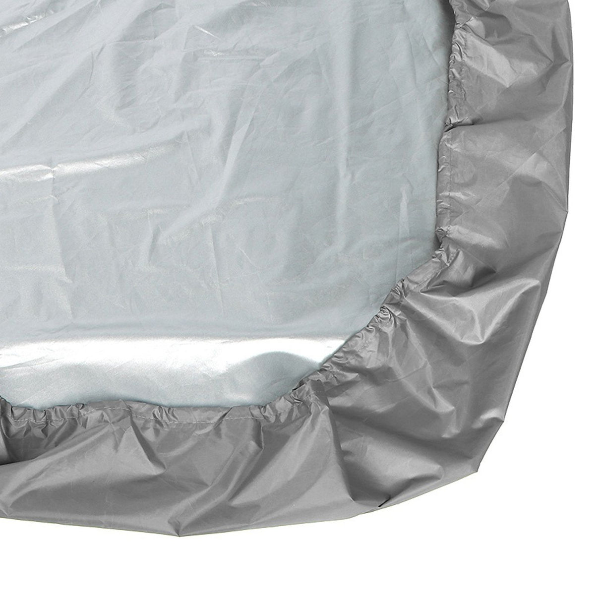 Hexagon Sandpit Cover with Drawstring, Waterproof, Grey