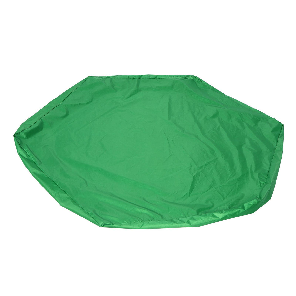 Hexagon Sandpit Cover with Drawstring, Waterproof, Green