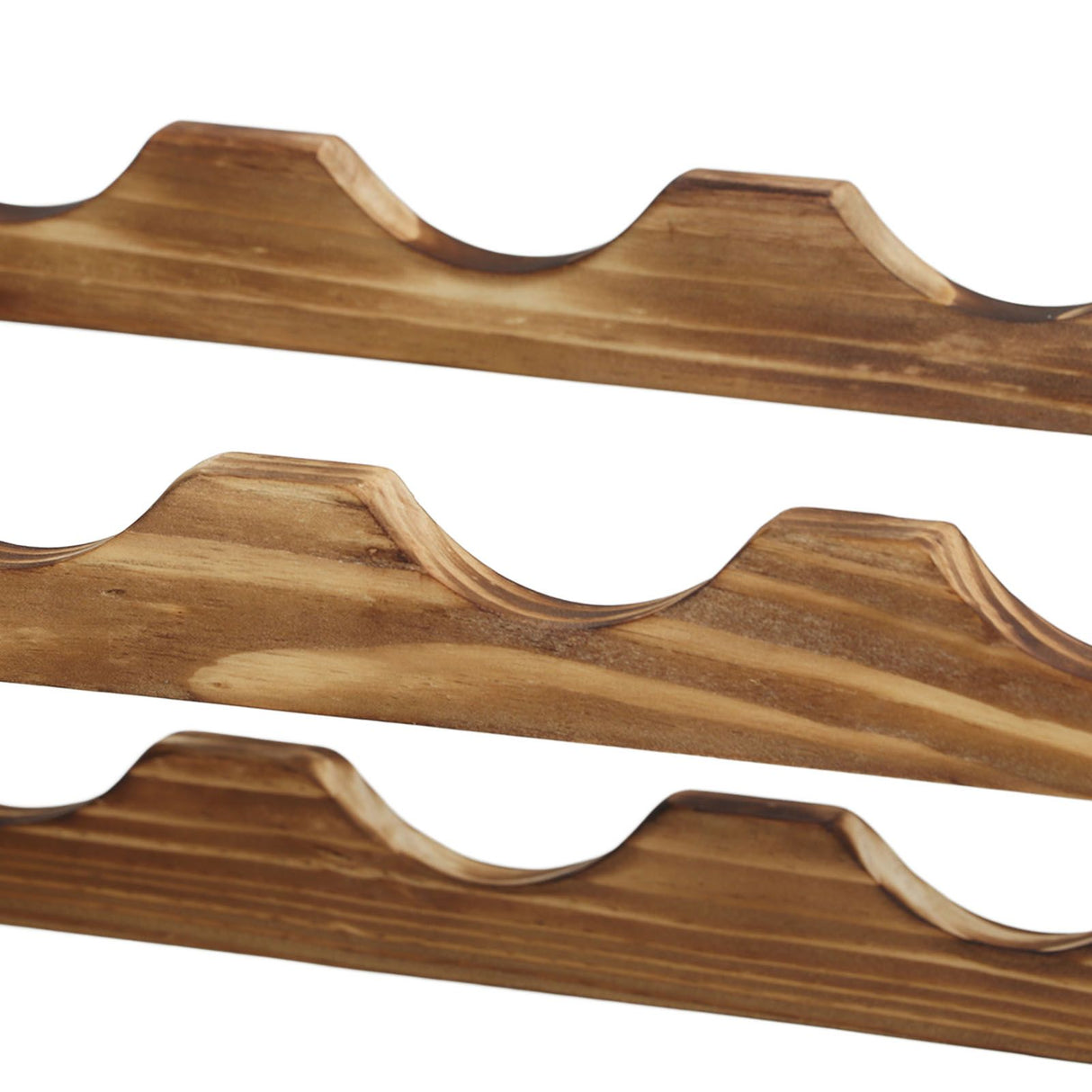 20 bottle 4 tier timber wine rack