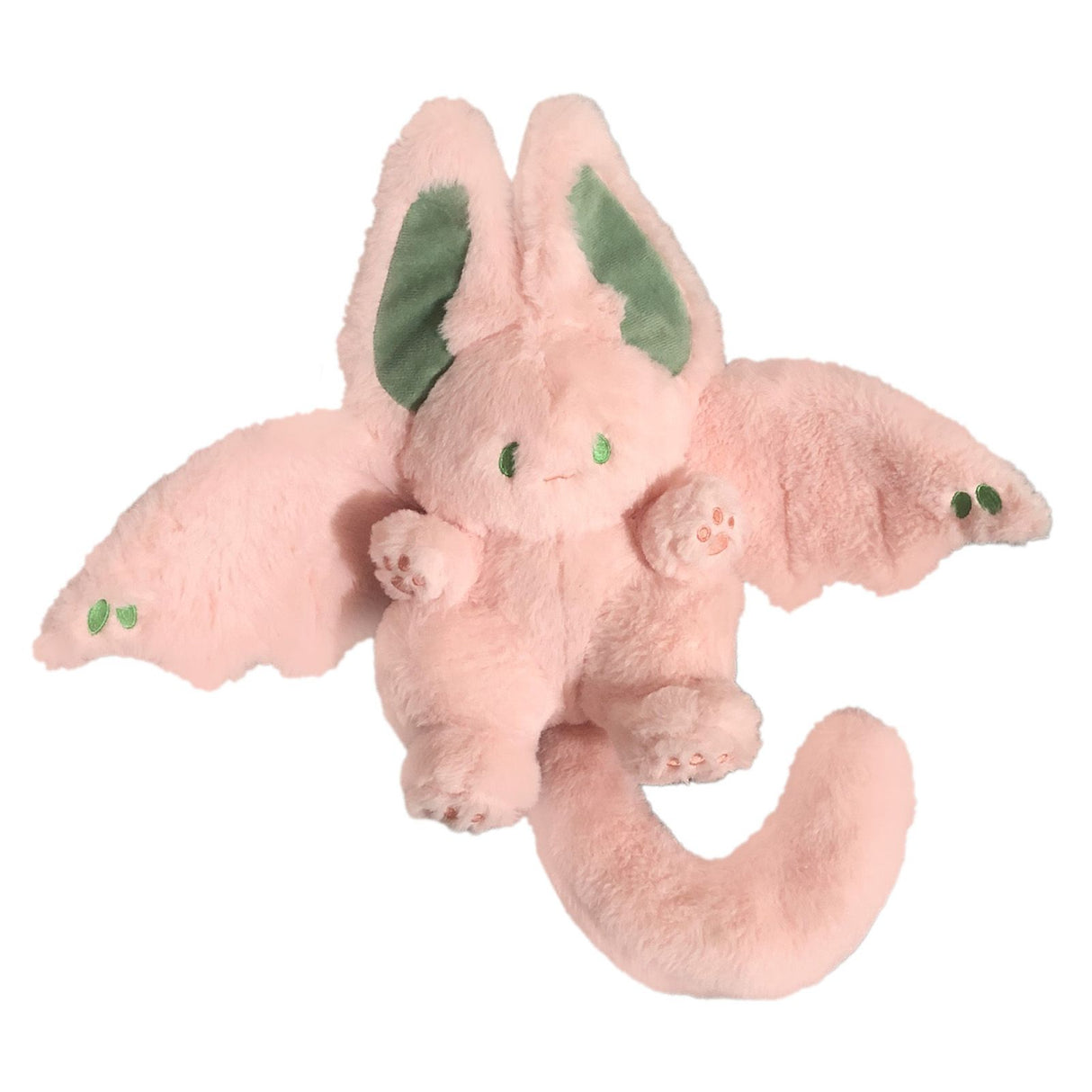 Soft pink plush rabbit toy for children