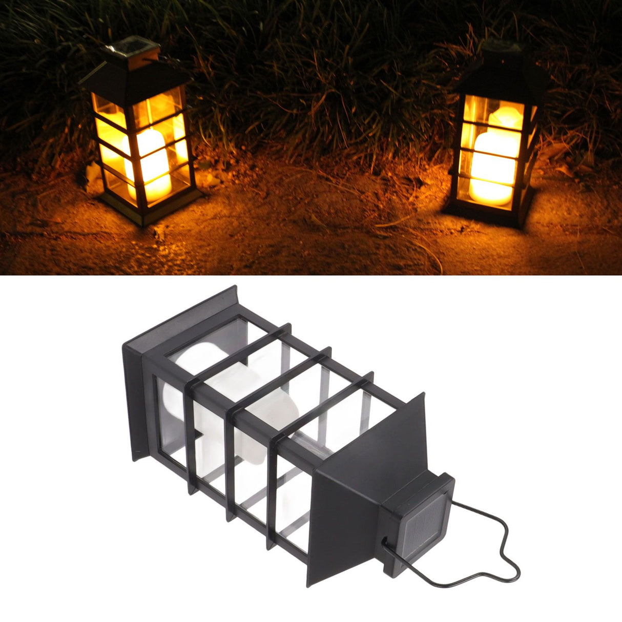 Solar Hanging Lantern Light, 2 Pack