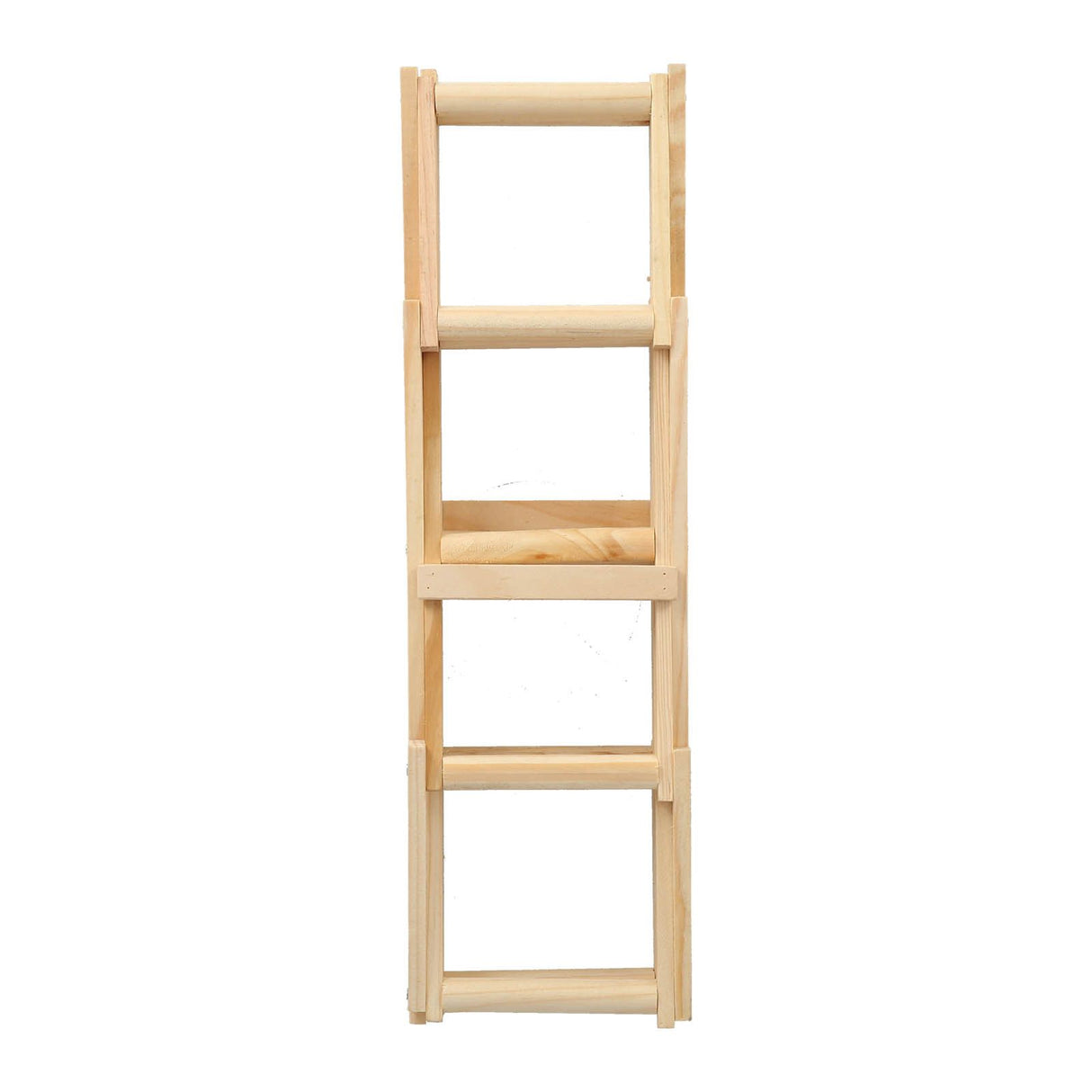 Foldable Wine Rack 10 Bottle Pine Wood Natural view 15