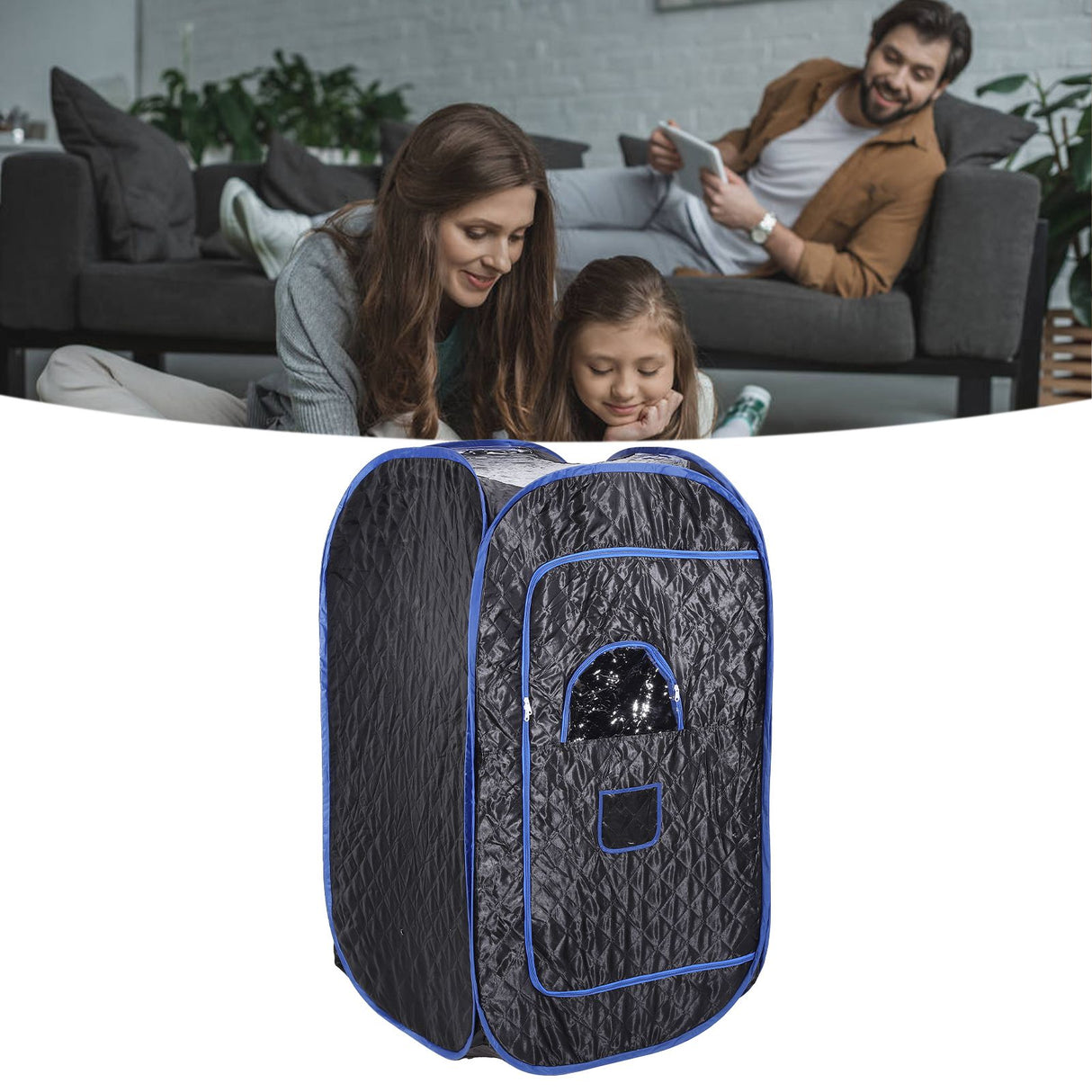 Palm Cove Portable Steam Sauna Box, Folding