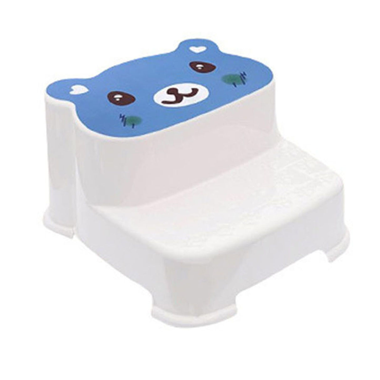 Baby Two Step Stool with Non Slip Design, Blue - view 1