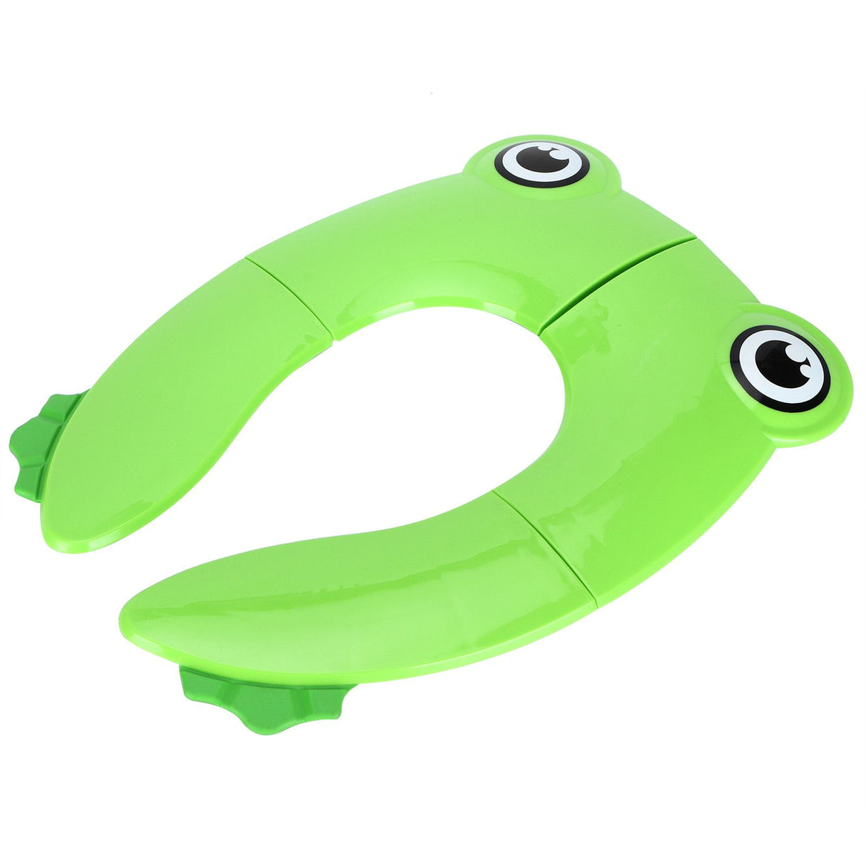 Green foldable travel potty training seat pad