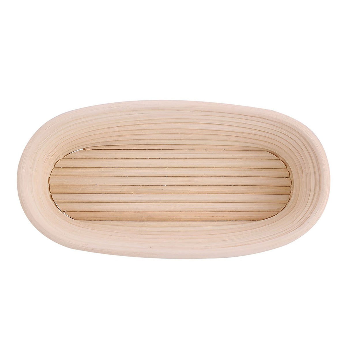Handmade cane proofing basket for homemade bread