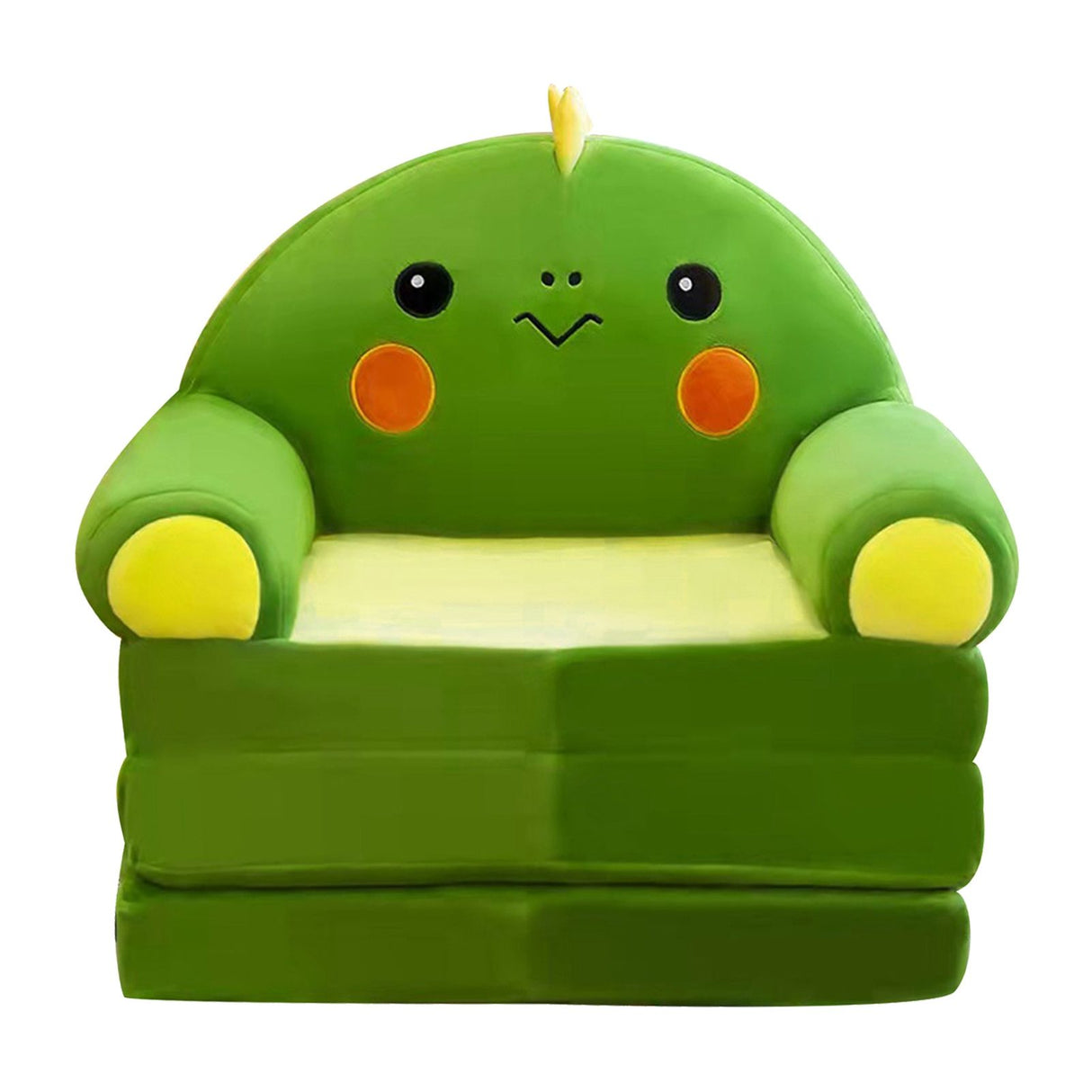 Kids foldable plush sofa with cartoon shape