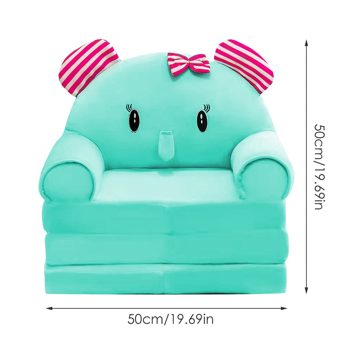Children's foldable cartoon sofa bed