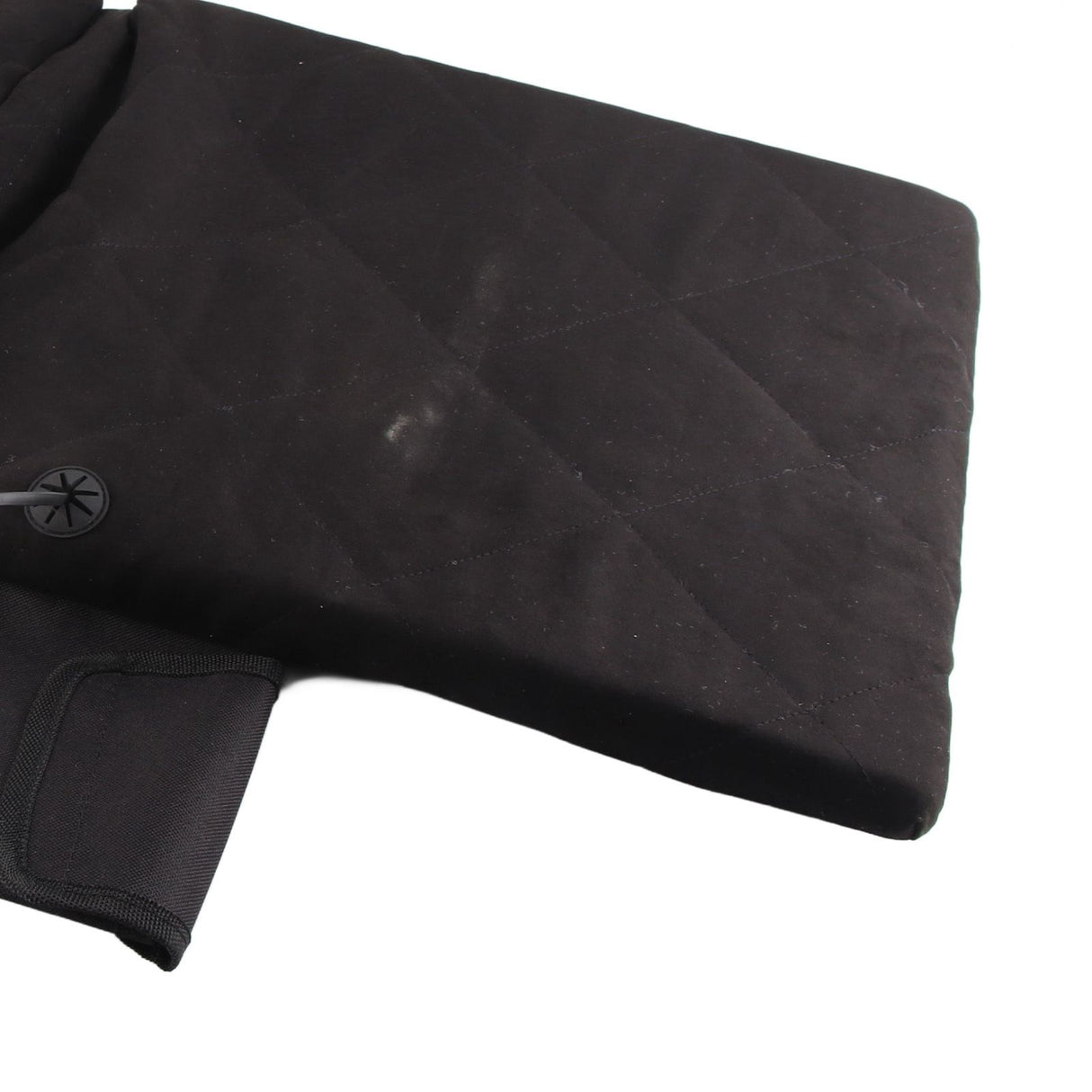 Edith Heated Seat Cushion, Foldable Stadium Pad with Backrest, 3 Heat Levels, Black