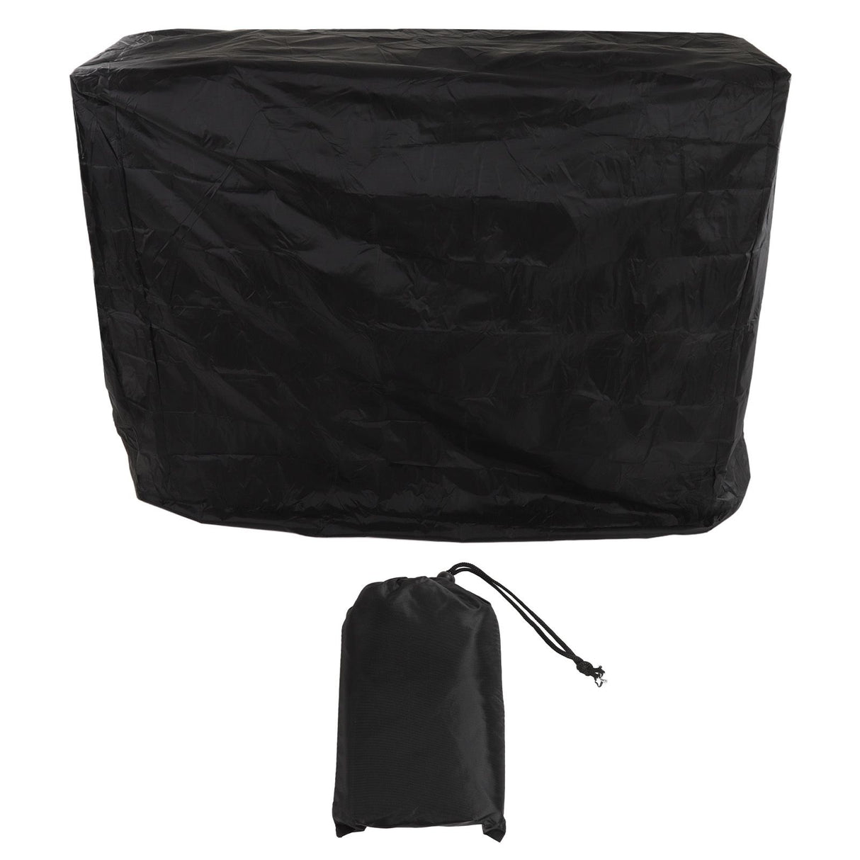 Waterproof Table Tennis Table Cover Drawstring 155 x 75 x 150cm Black