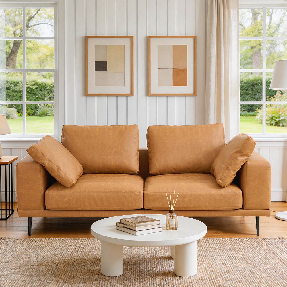 Cambrils 2 Seater Sofa, Brown