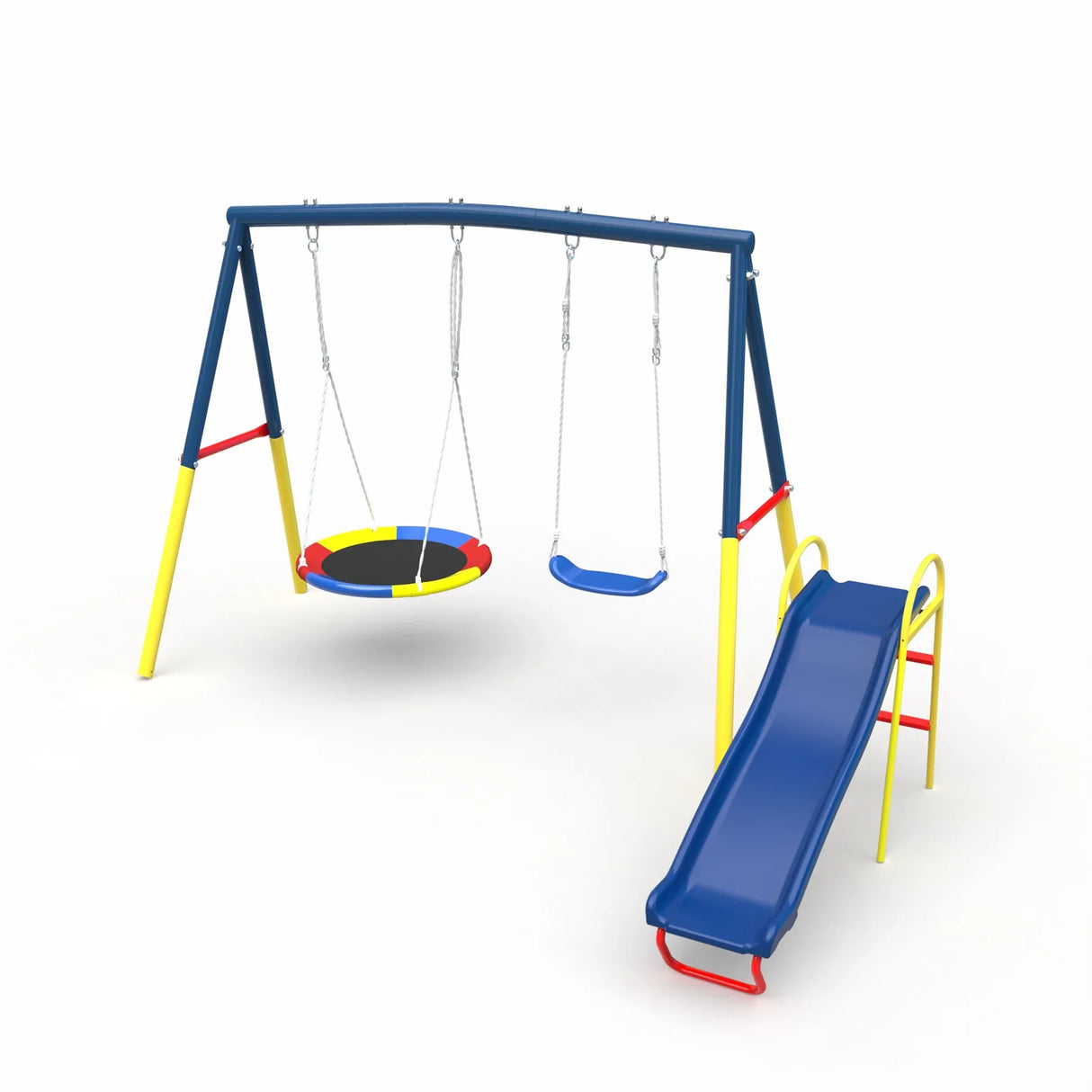 Kids swing set slide