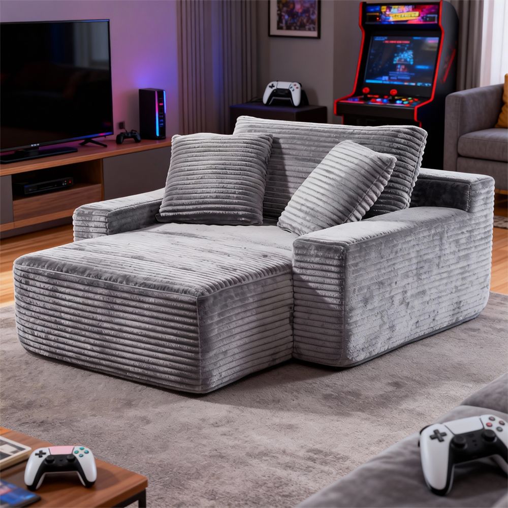 Salou 3 Seater Modular Sofa, Dark Grey