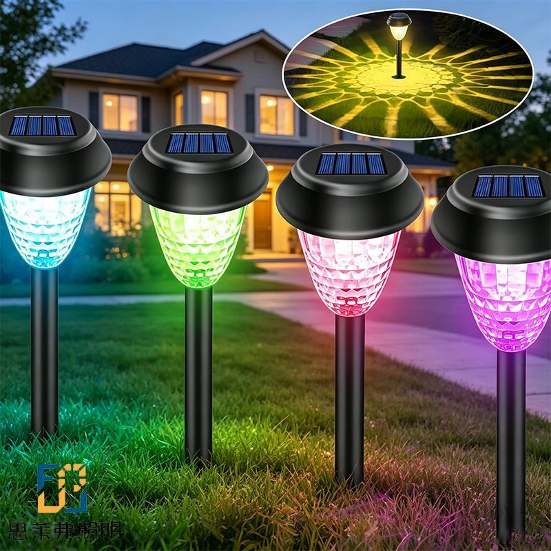 Solar In Ground Lights, Multicolour 4 Pack