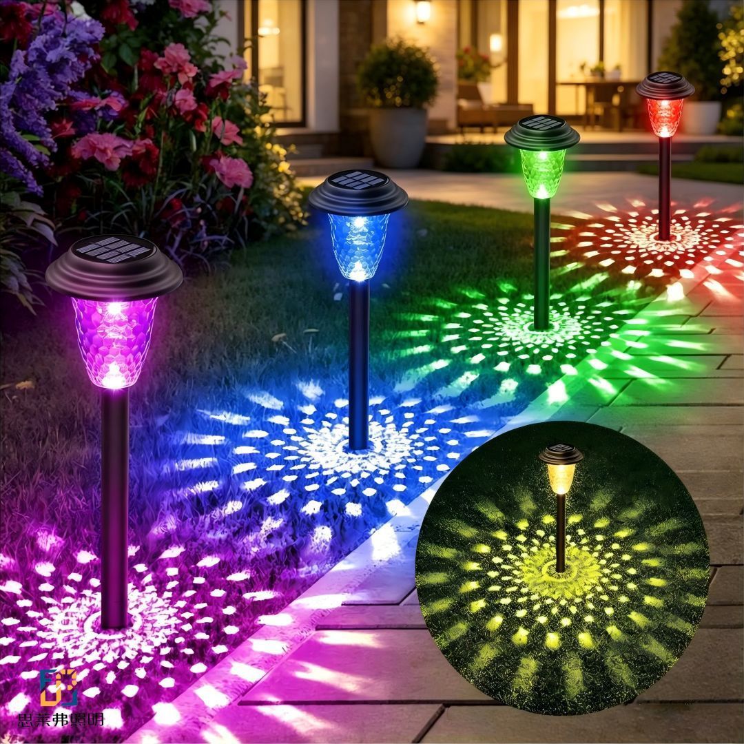 Solar In Ground Lights, Multicolour 4 Pack