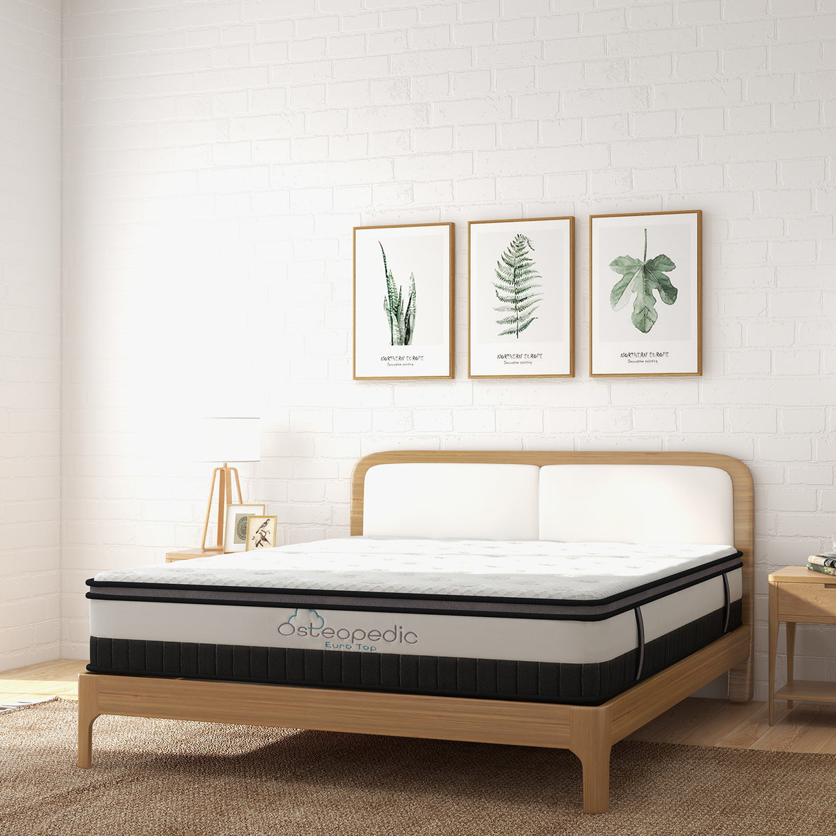 Genzano King Single Mattress, White