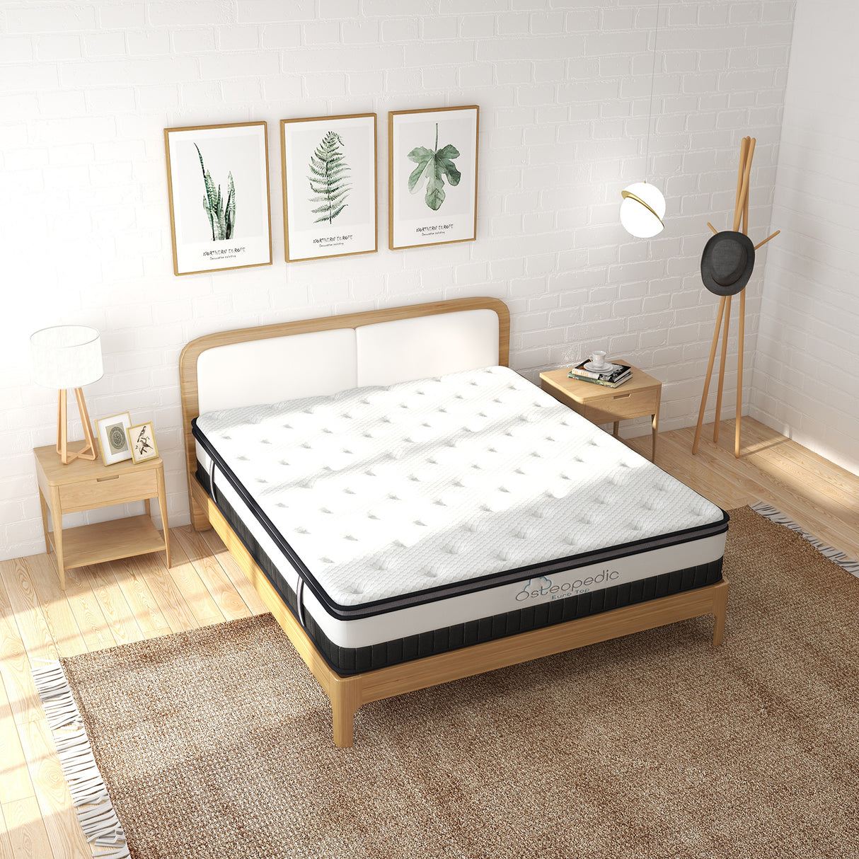 Genzano King Single Mattress, White
