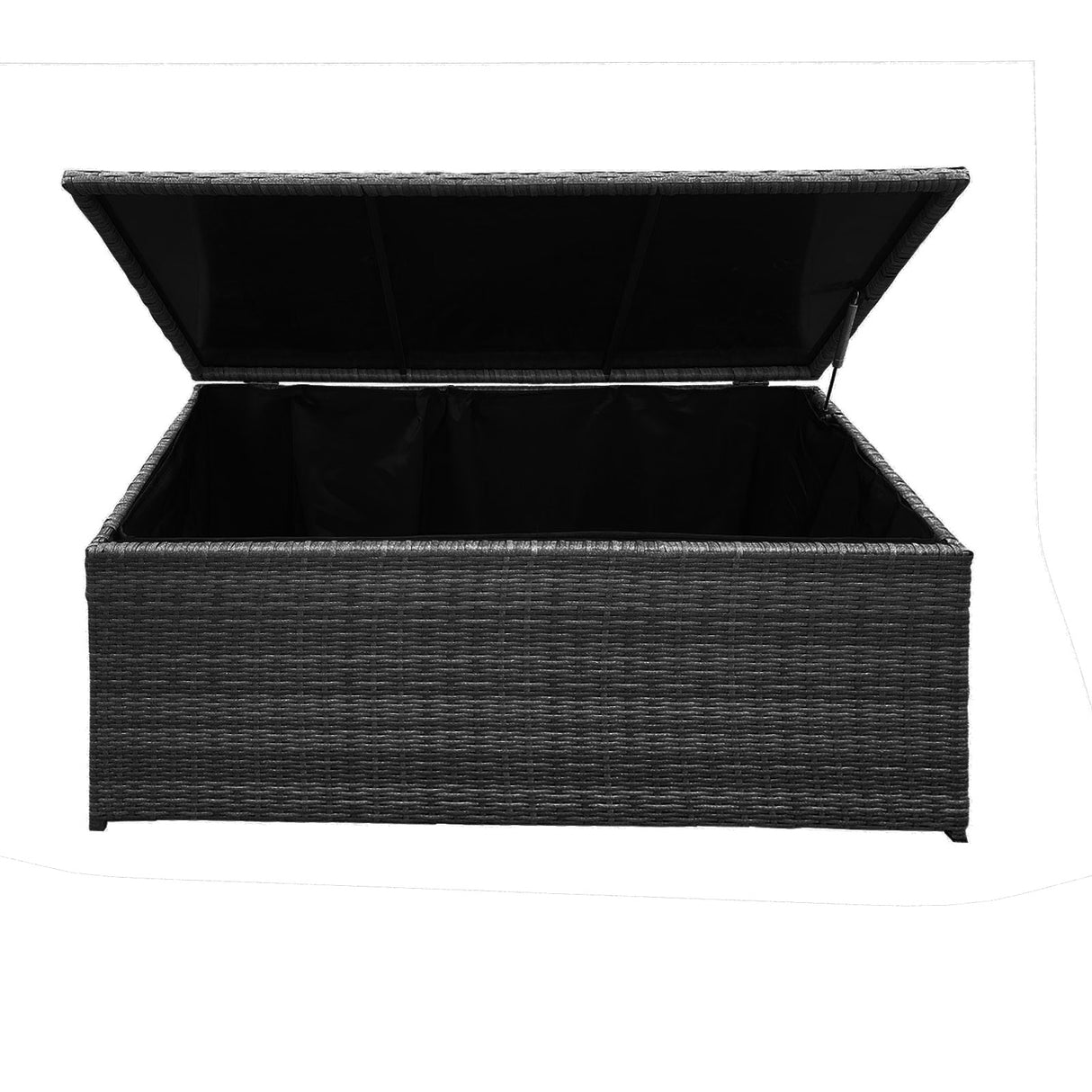 Sultana Point Outdoor Storage Box, Black