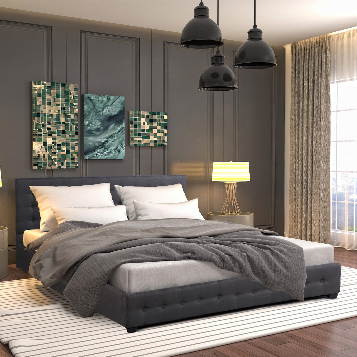 Frascati Gas Lift Bed Frame