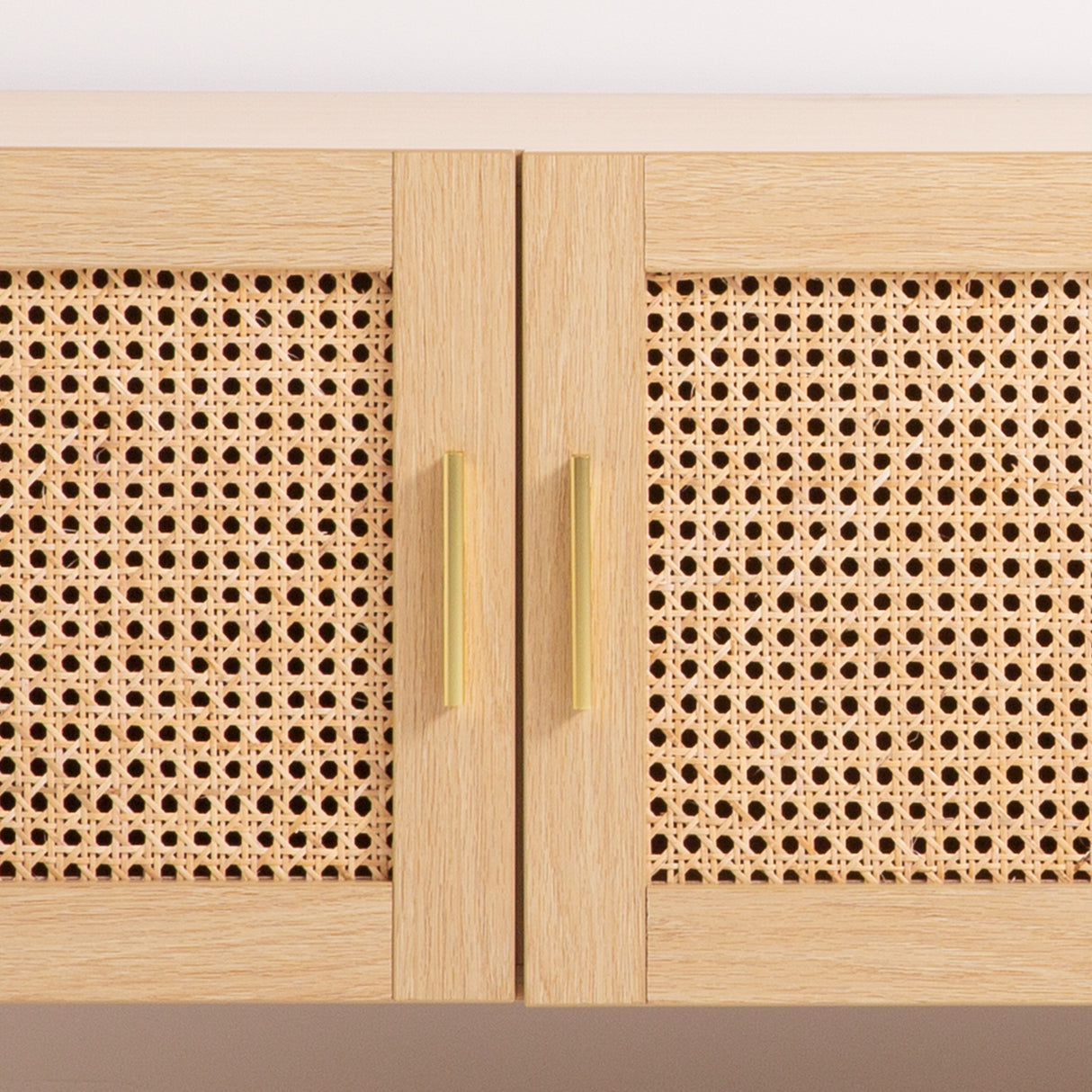 Rowella 175cm Entertainment Unit, Oak Rattan