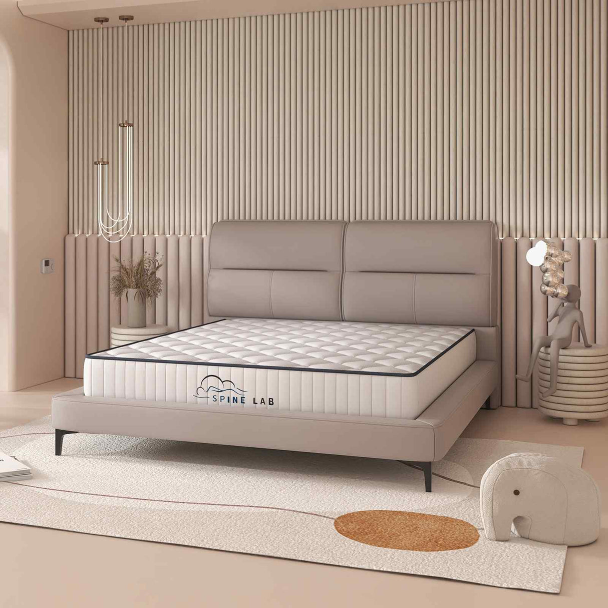 5 Zone Bonnell Spring Mattress, Medium Firm, 21cm King Single