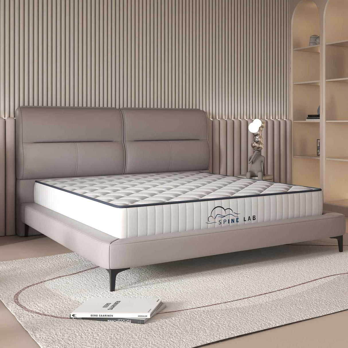 5 Zone Bonnell Spring Mattress, Medium Firm, 21cm King Single