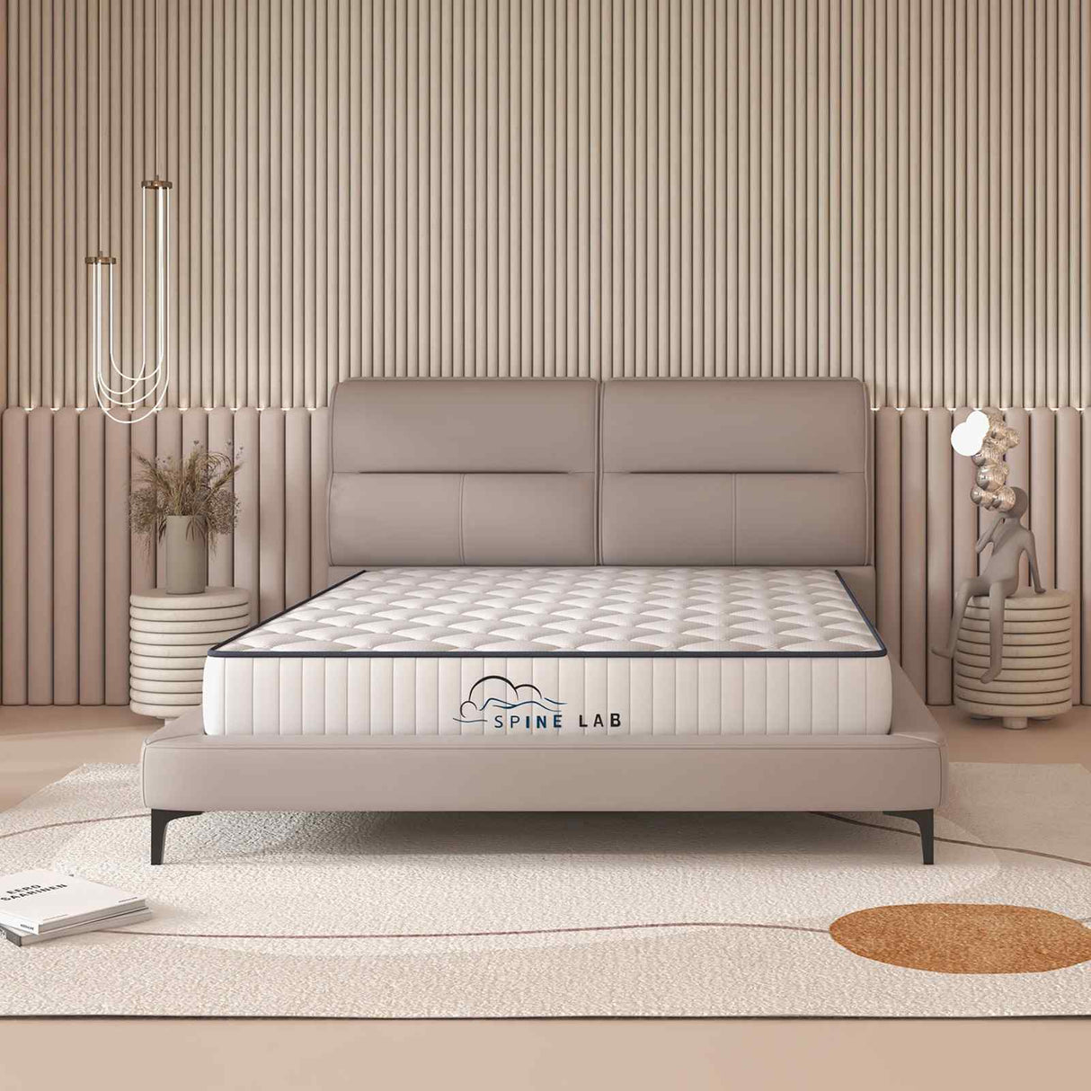 5 Zone Bonnell Spring Mattress, Medium Firm, 21cm King Single