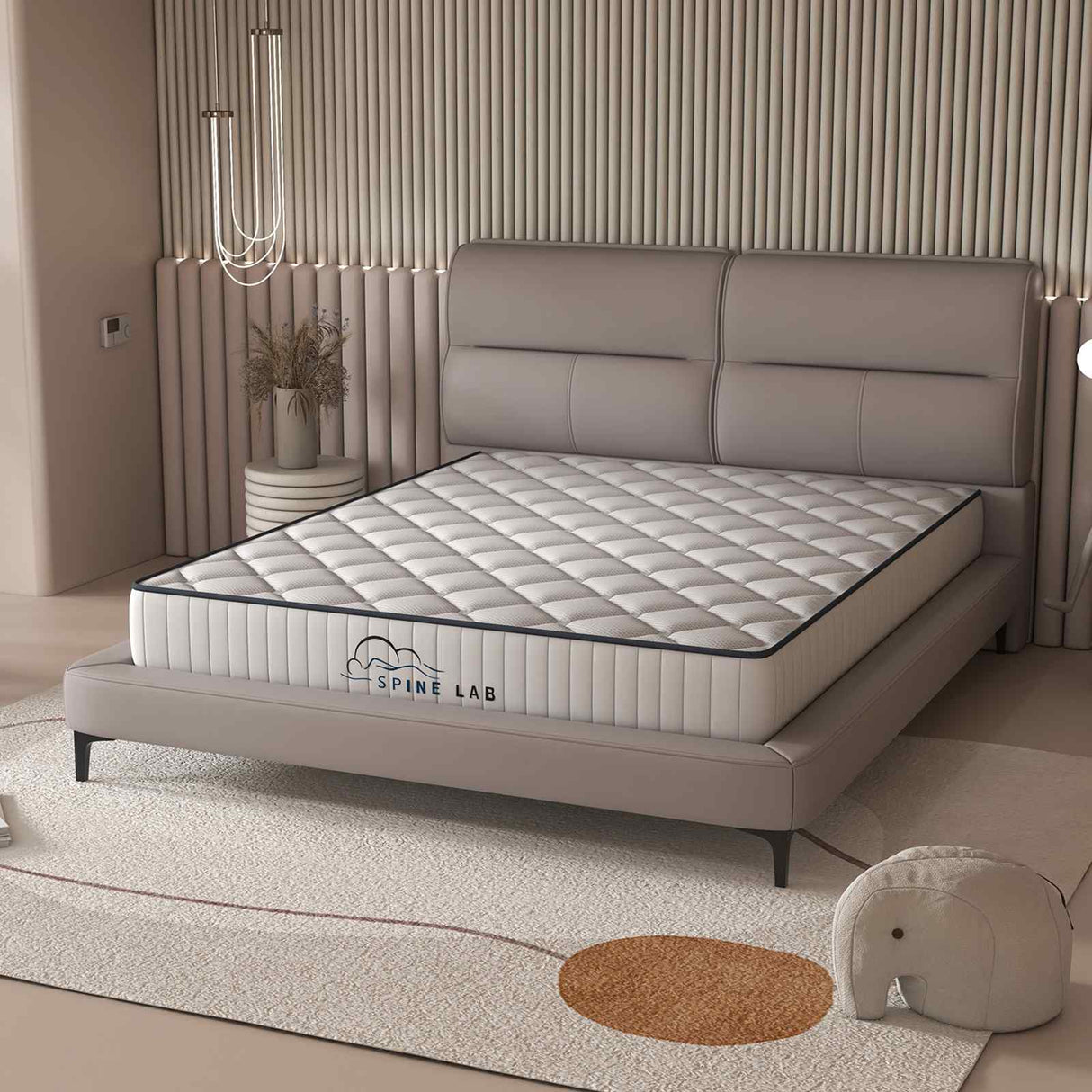 5 Zone Bonnell Spring Mattress, Medium Firm, 21cm King Single