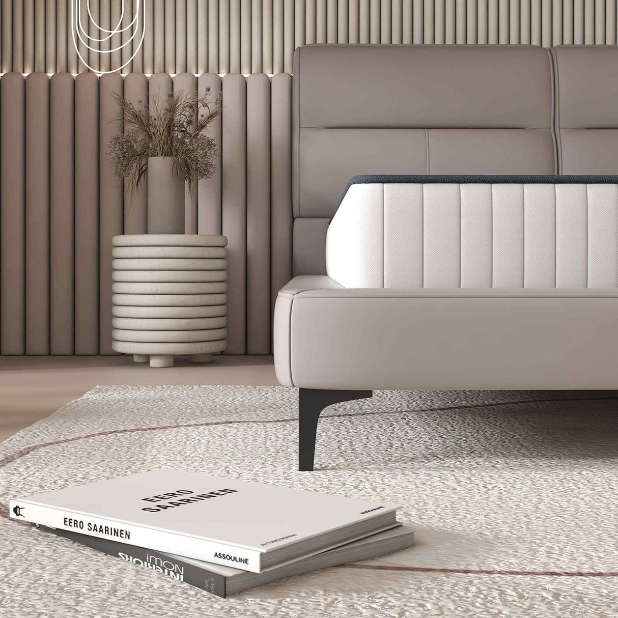 5 Zone Bonnell Spring Mattress, Medium Firm, 21cm King Single