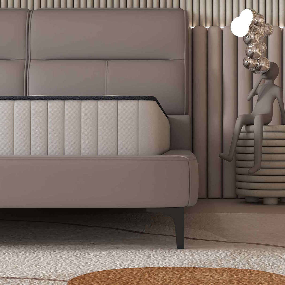 5 Zone Bonnell Spring Mattress, Medium Firm, 21cm King Single