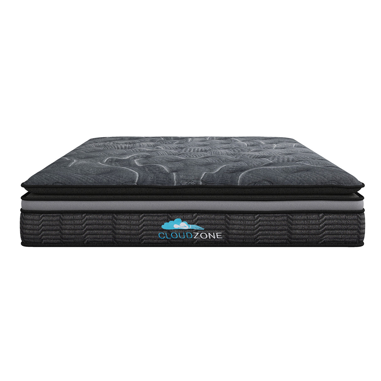 Medium firm double layer Euro top pocket spring mattress, 34cm single